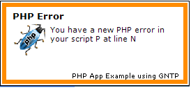Notify PHP Error